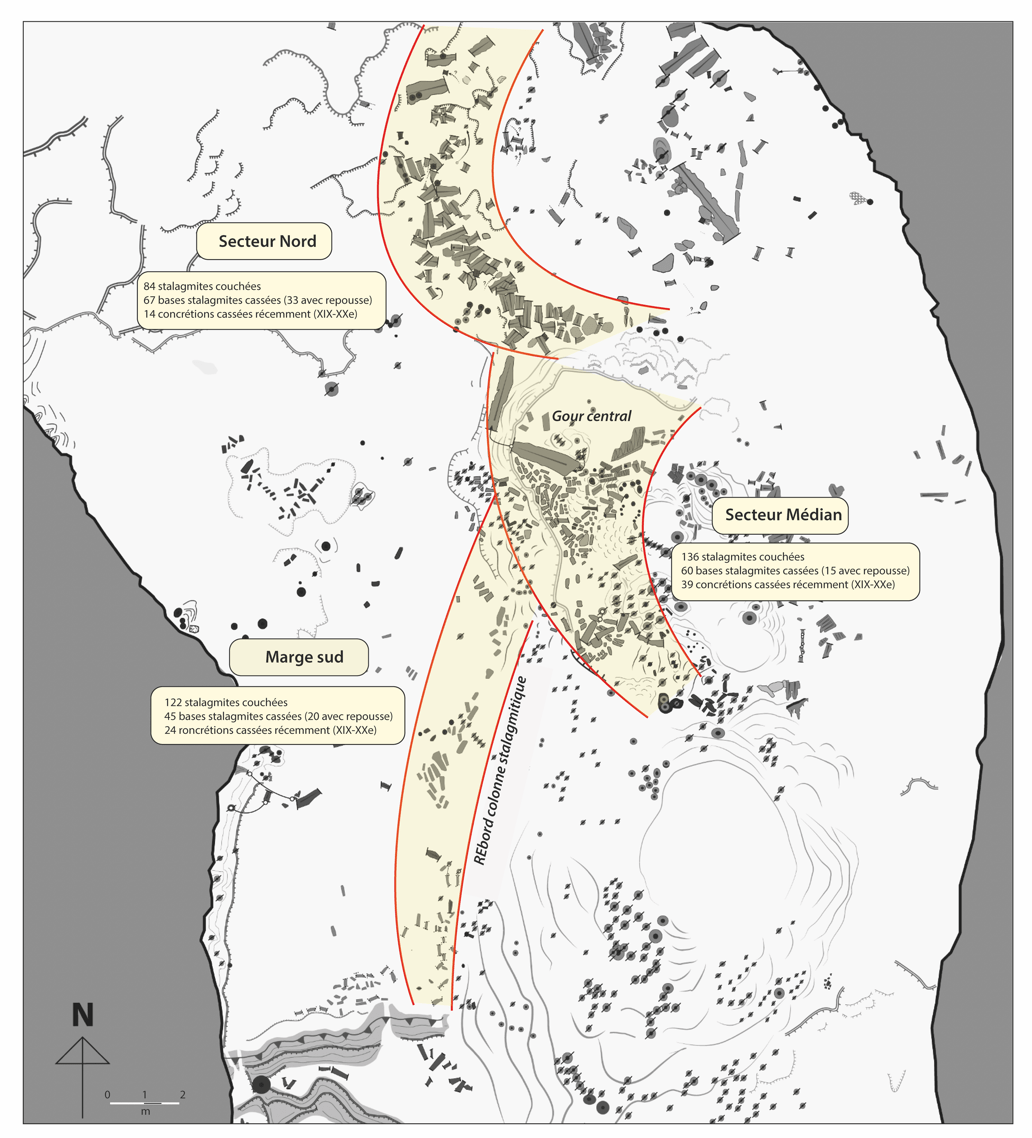 carte grotte St Michel
